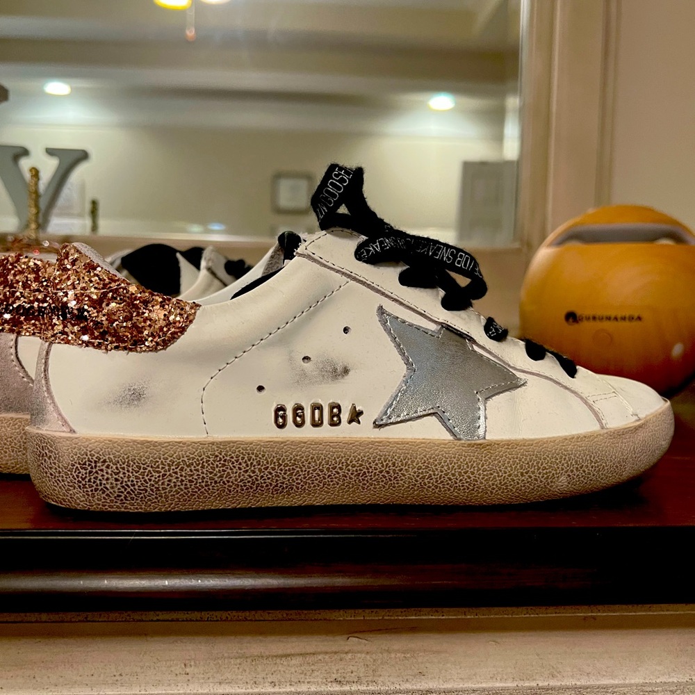 Golden Goose 37 bought on here and they are a bit big on me.